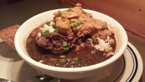 Just look at the goodness in this bowl of gumbo!